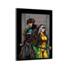 Catalog display mockup of Unbreakable Bond, with Gambit standing behind Rogue.