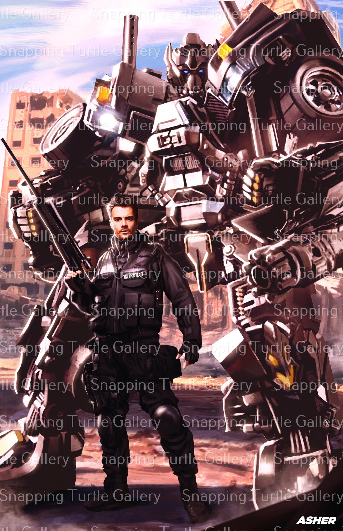transformers Iron Hide and Lennox_ASHER Snapping Turtle Gallery