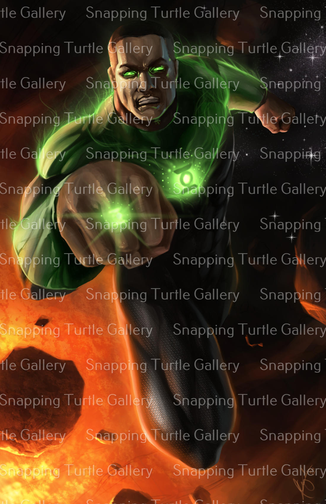 Green Lantern John stewart Snapping Turtle Gallery