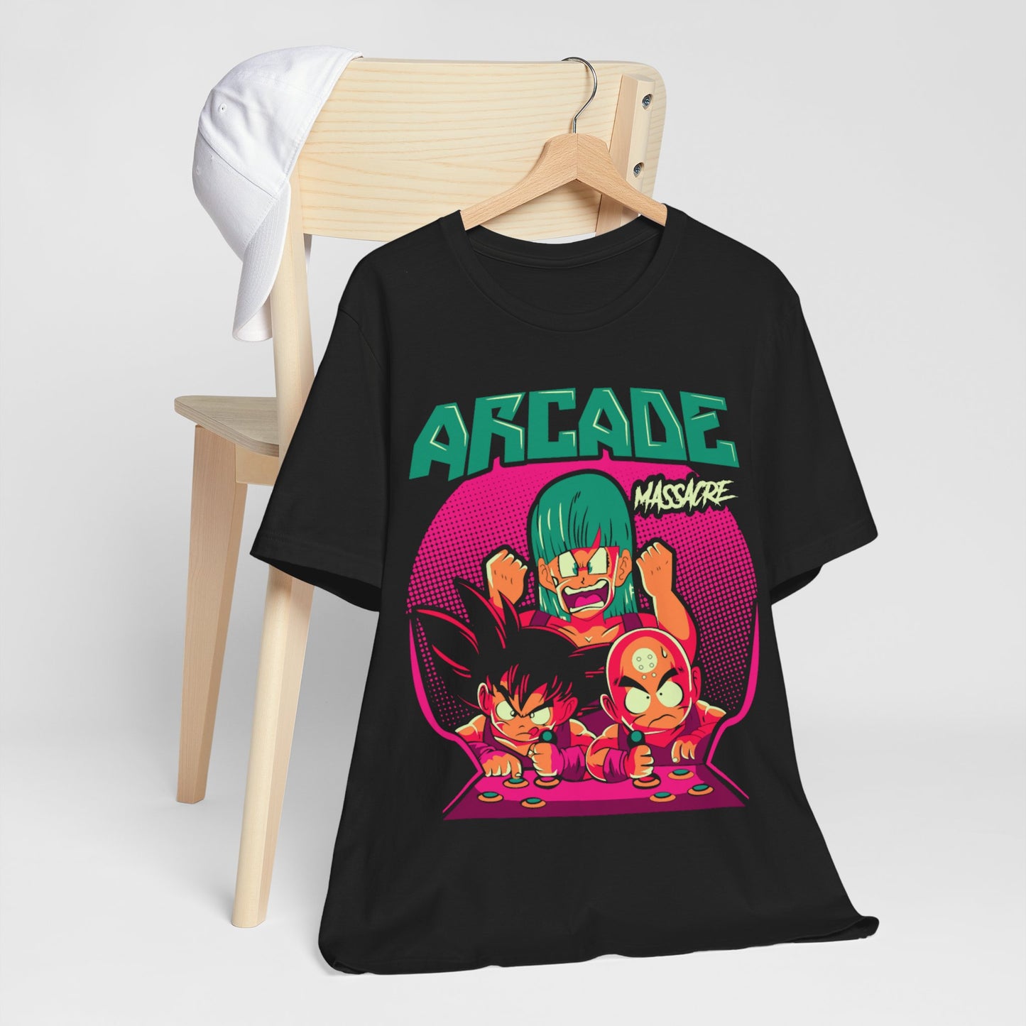 Arcade Massacre Krillin Vs Goku T-Shirt