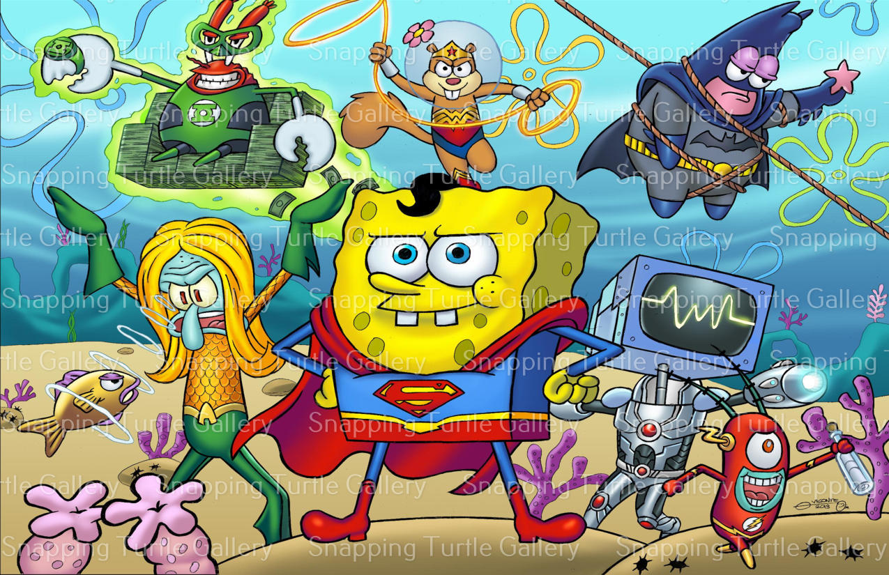 Sponge bob Justice League colors_VIGONTE OMI Snapping Turtle Gallery