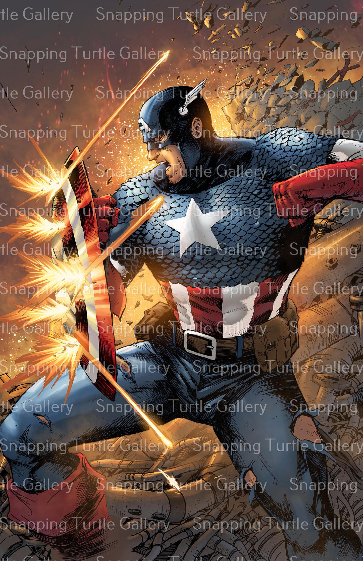 Captain America Wall Art