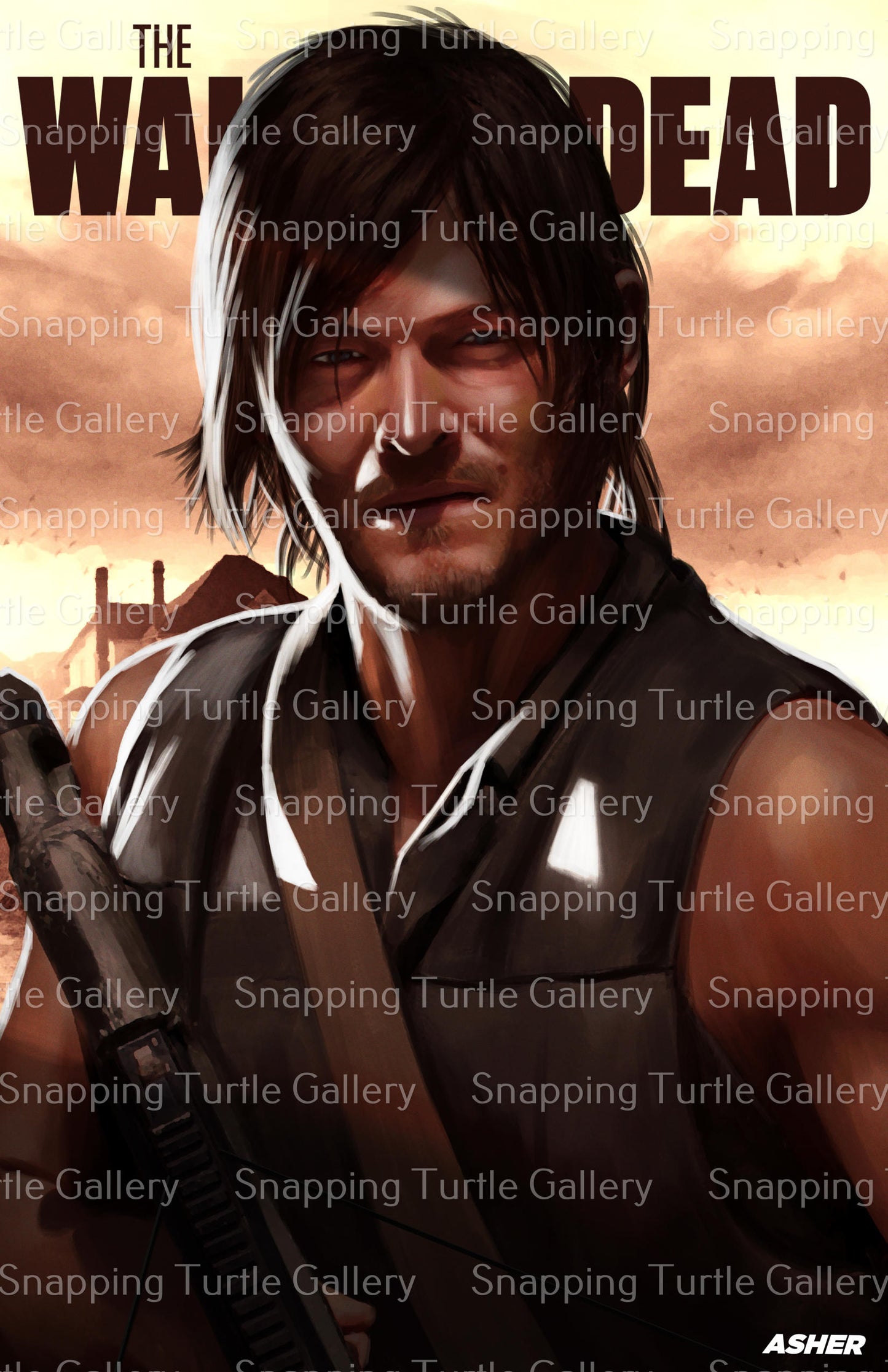 Walking Dead Daryl_ASHER Snapping Turtle Gallery