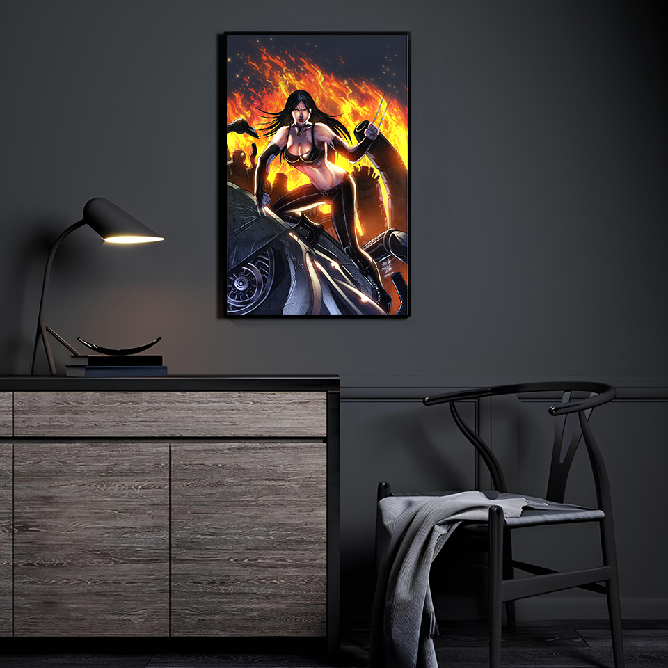 Rising Claw Fury Wall Art
