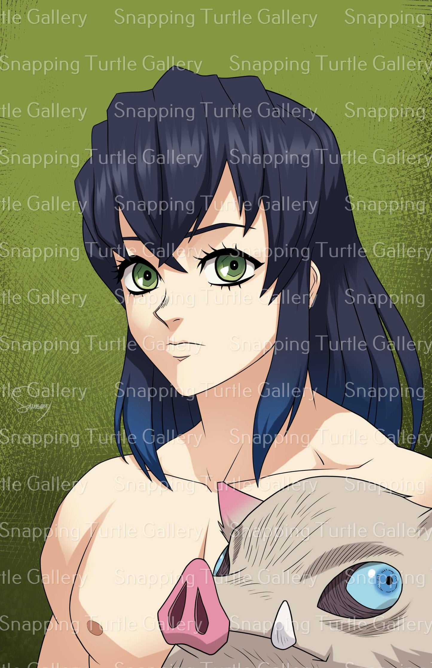 Demon Slayer Inosuke Hashibira Snapping Turtle Gallery