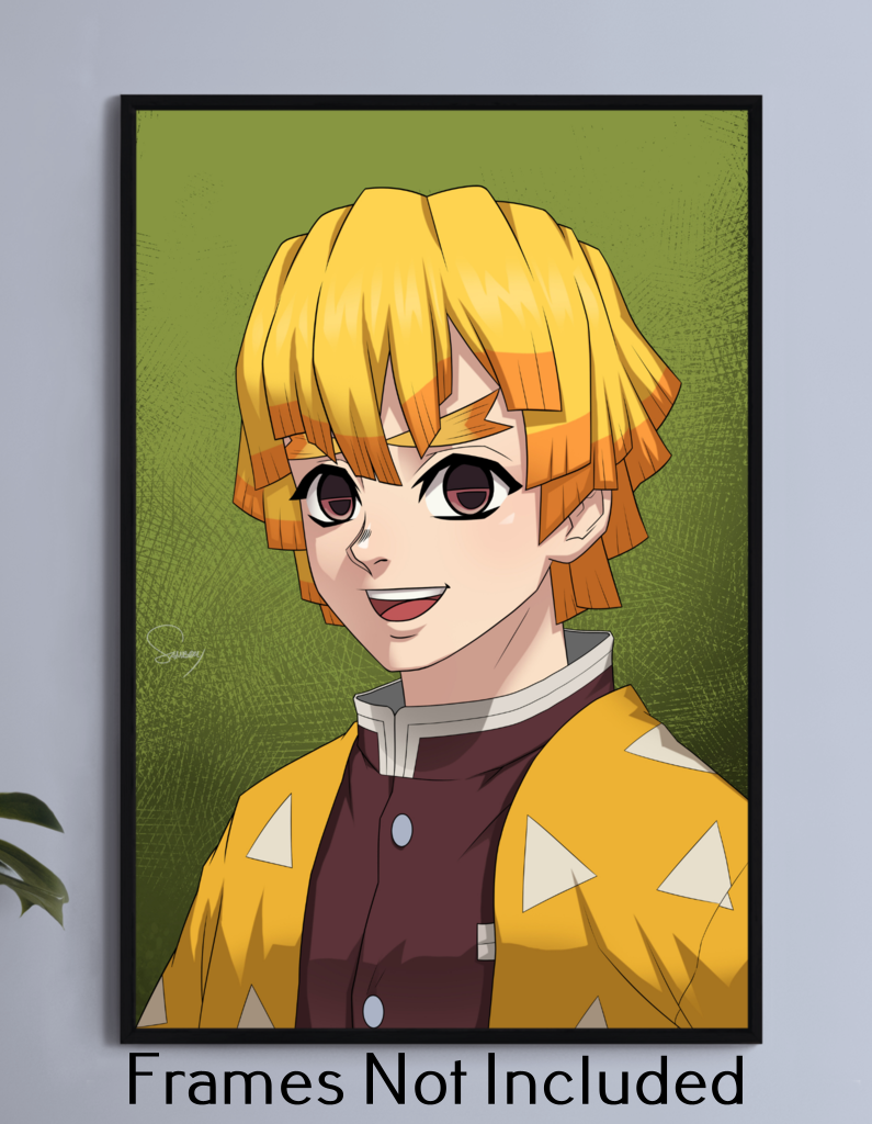 Zenitsu Agatsuma Wall Art