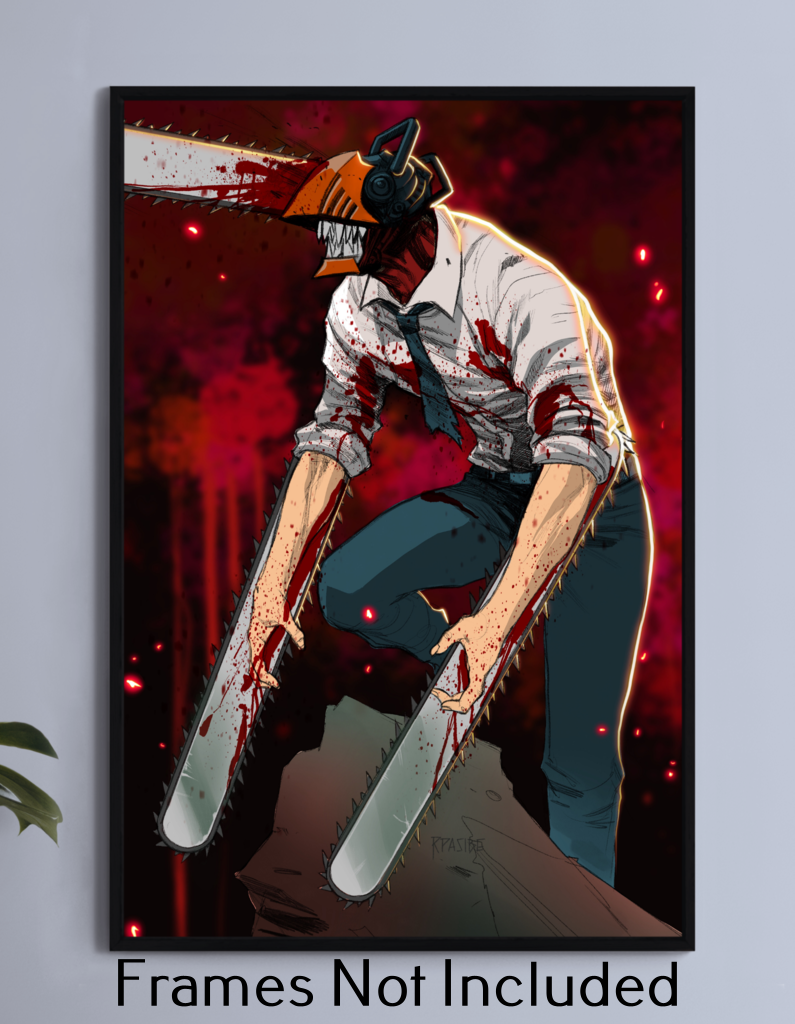 Chainsaw Man Wall Art