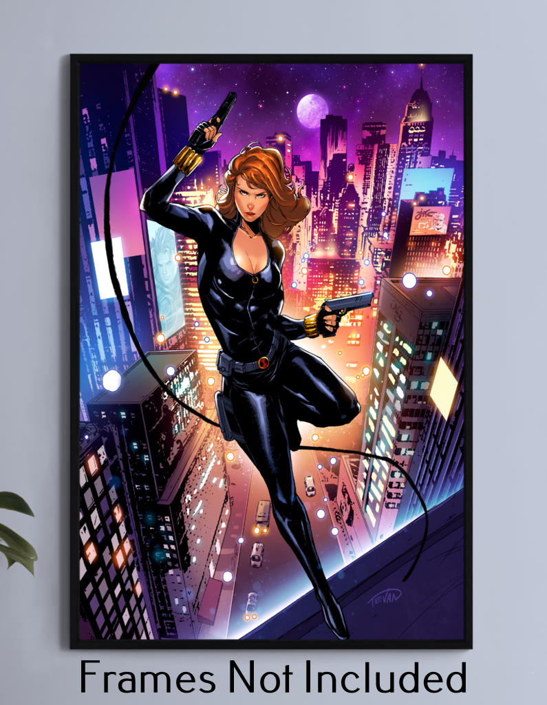 Black Widow Rooftop Wall Art