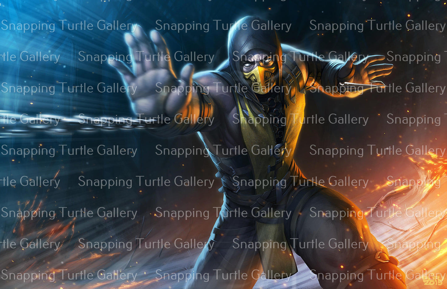 MORTAL KOMBAT SCORPION B Snapping Turtle Gallery