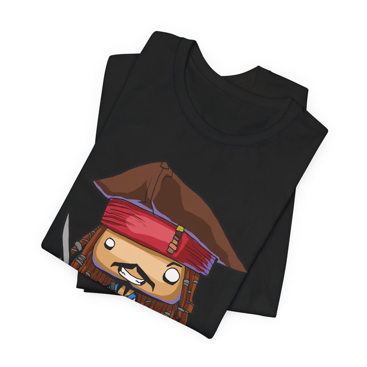 Pirates Of The Caribbean Captain Jack Sparrow Chibi T-Shirt