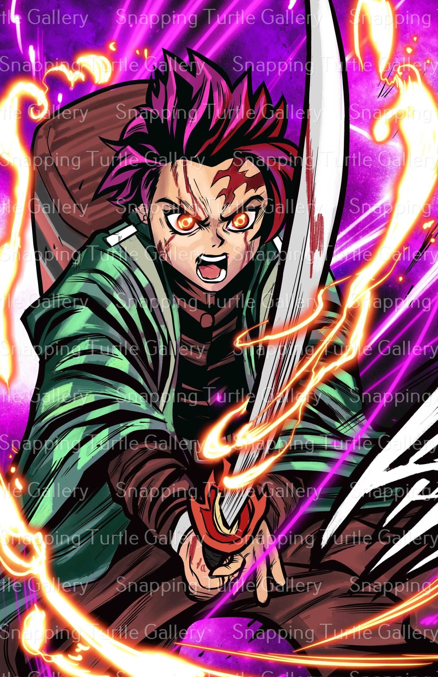 Demon slayer TANJIRO Snapping Turtle Gallery