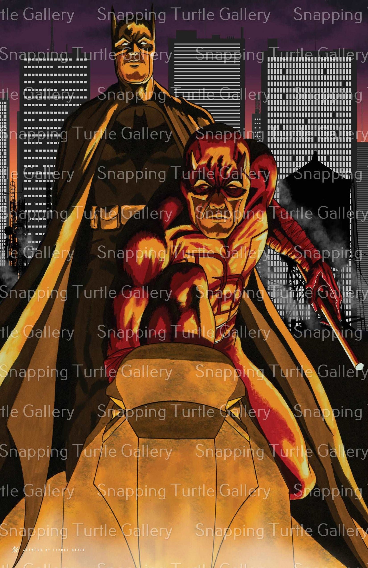 BATMAN AND DARDEVIL Snapping Turtle Gallery