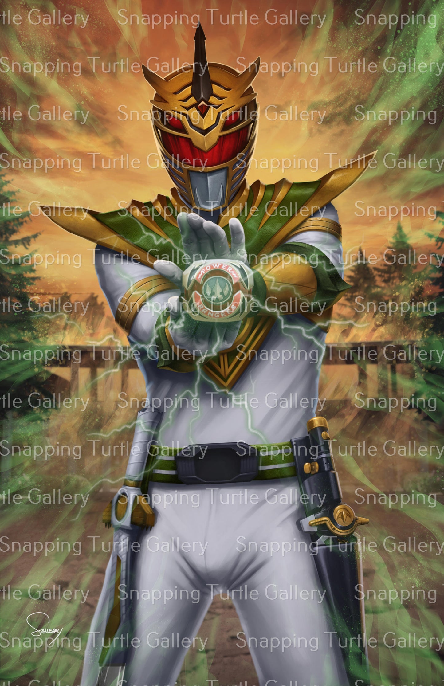 Power Rangers Drakkon Wall Art