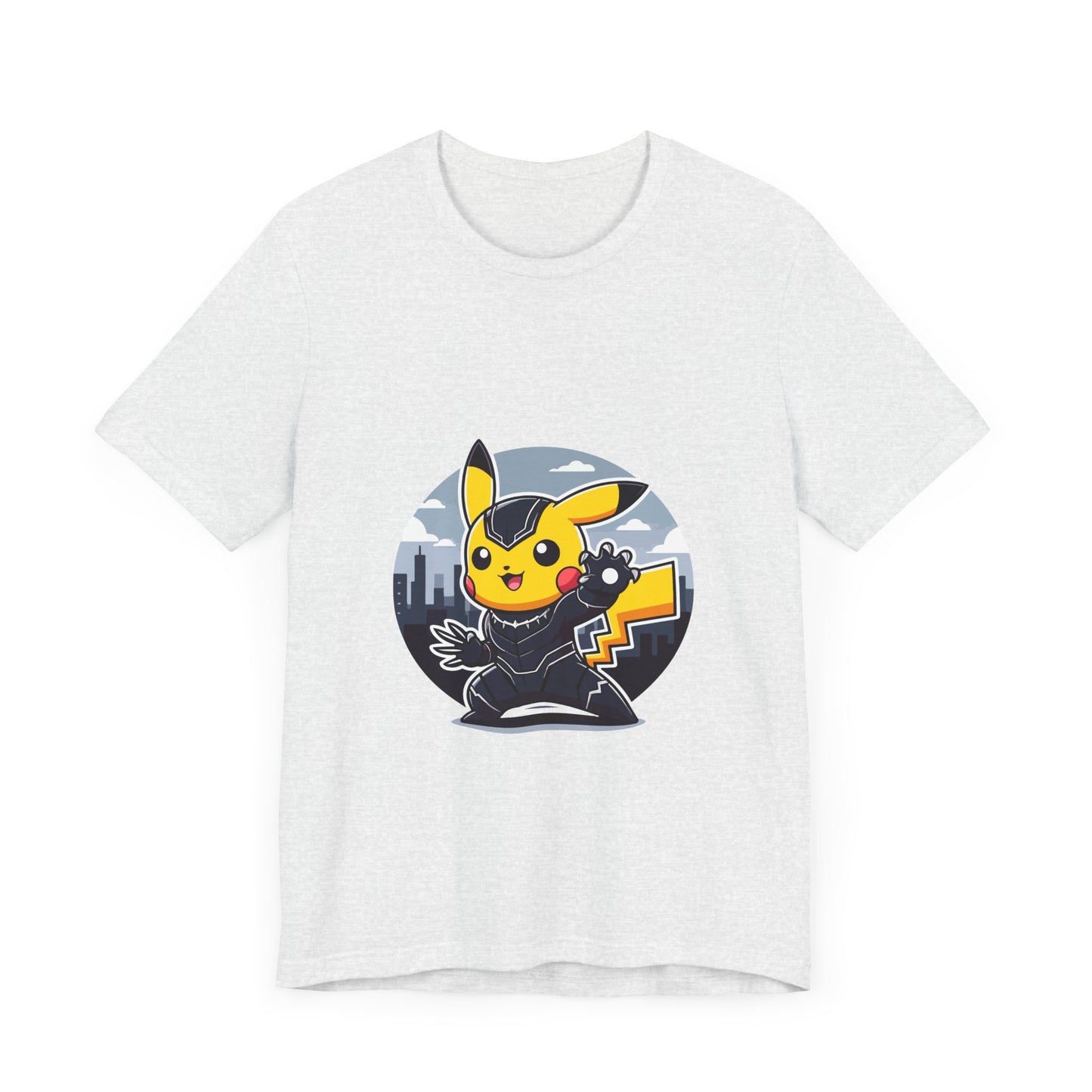 Anime Mockup T-Shirt Black Pika Panther