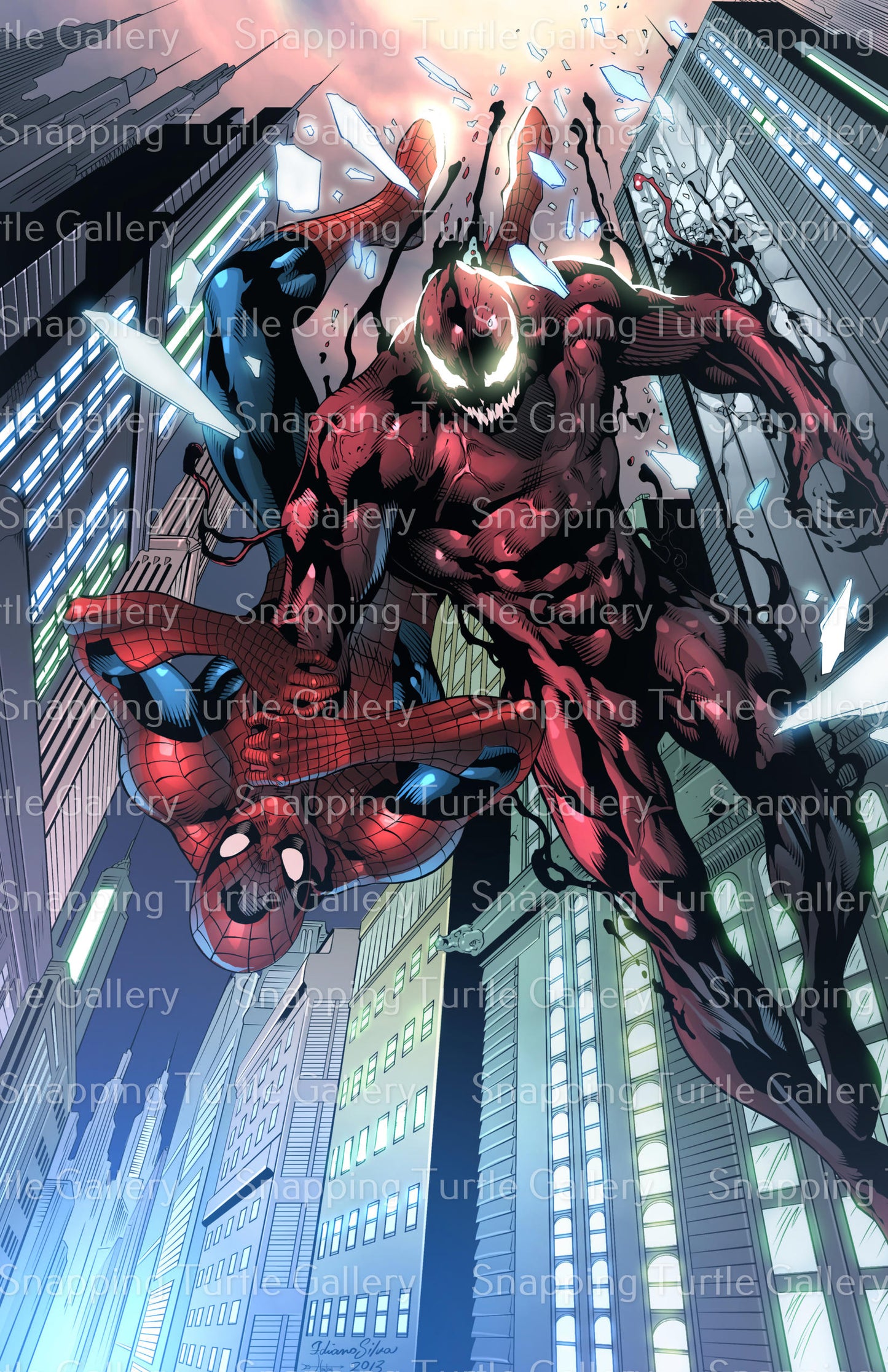 Carnage Vs Spider-Man Wall Art