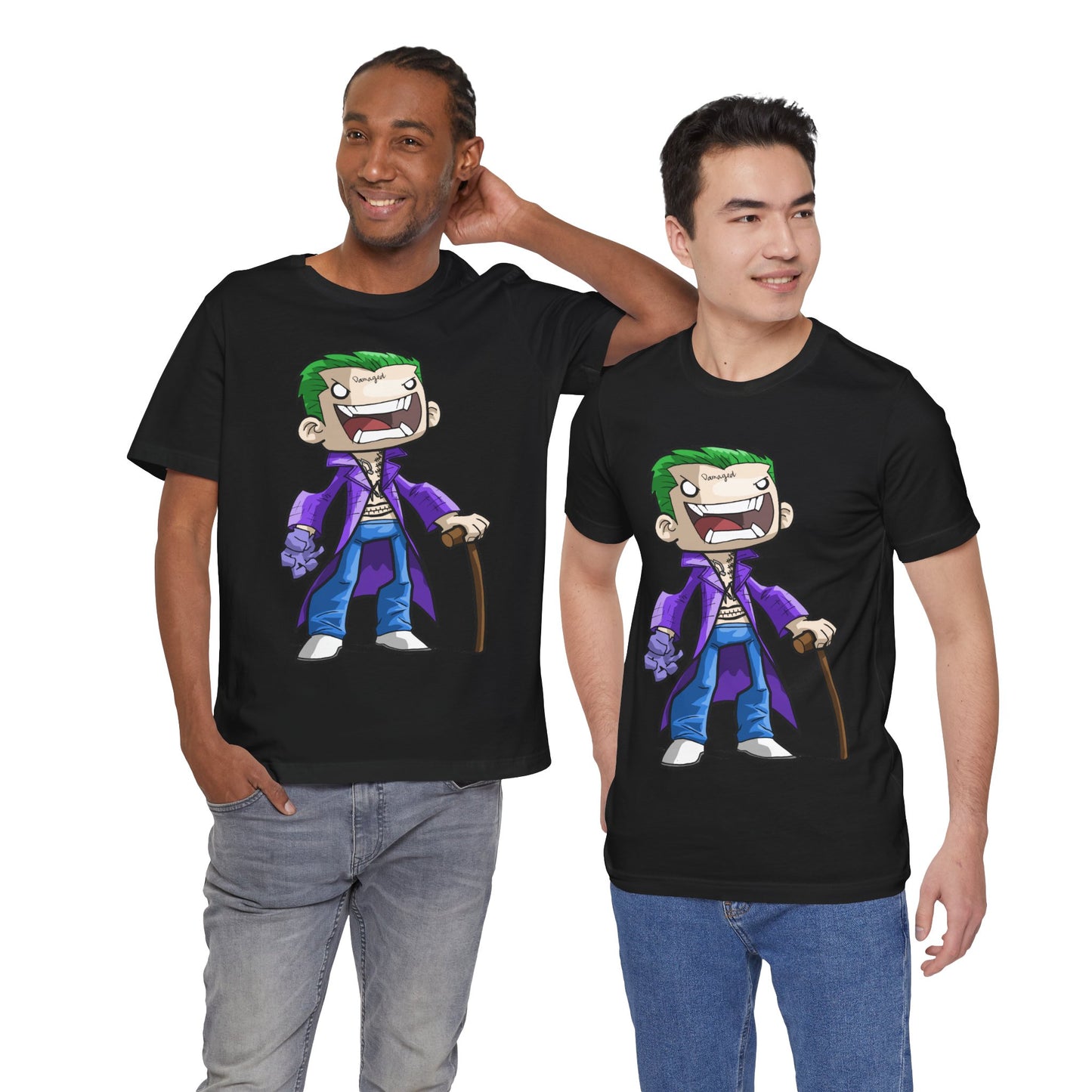 The Joker T-Shirt Cartoon Chibi Style