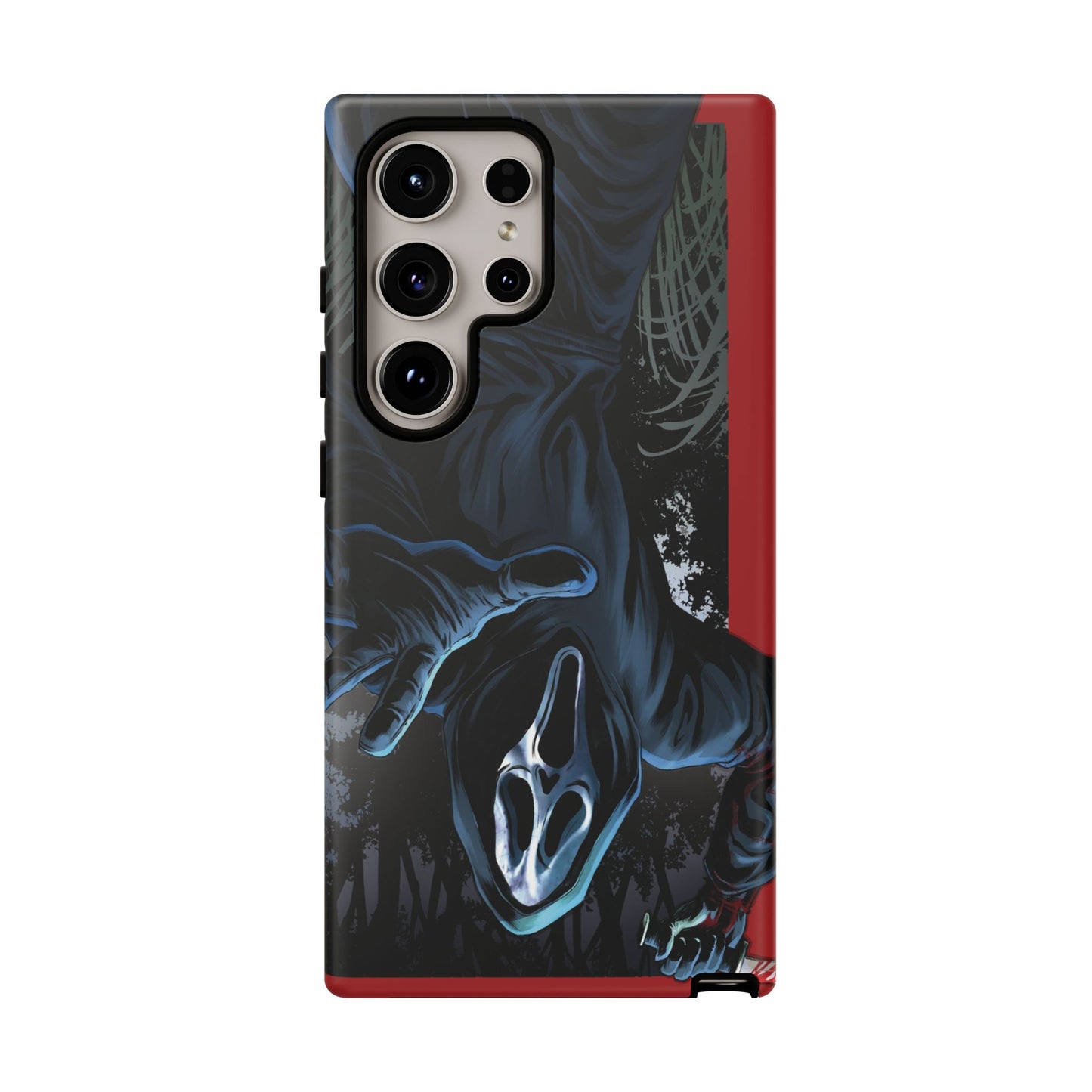 Scream Phone Case, Halloween, Tough Phone Cover Iphone 15 Pro Max, 14 Plus, 13, 12, 11 & Samsung S24, S23, Pixel 8 Pro, Horror Case