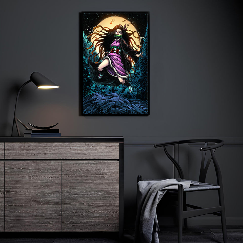 Nezuko Wall Art