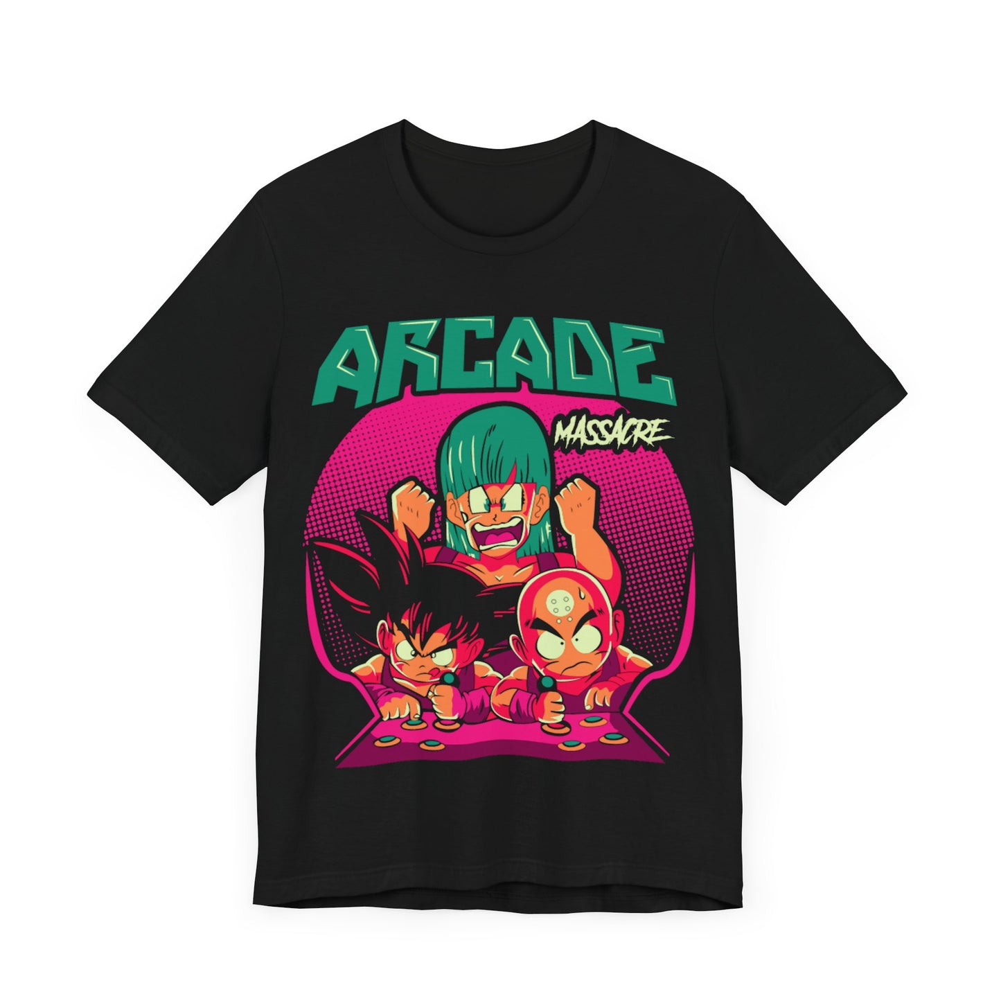 Arcade Massacre Krillin Vs Goku T-Shirt