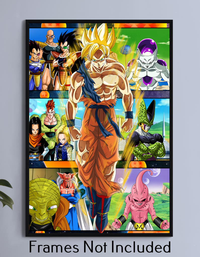 Dragon Ball Z Saga Wall Art