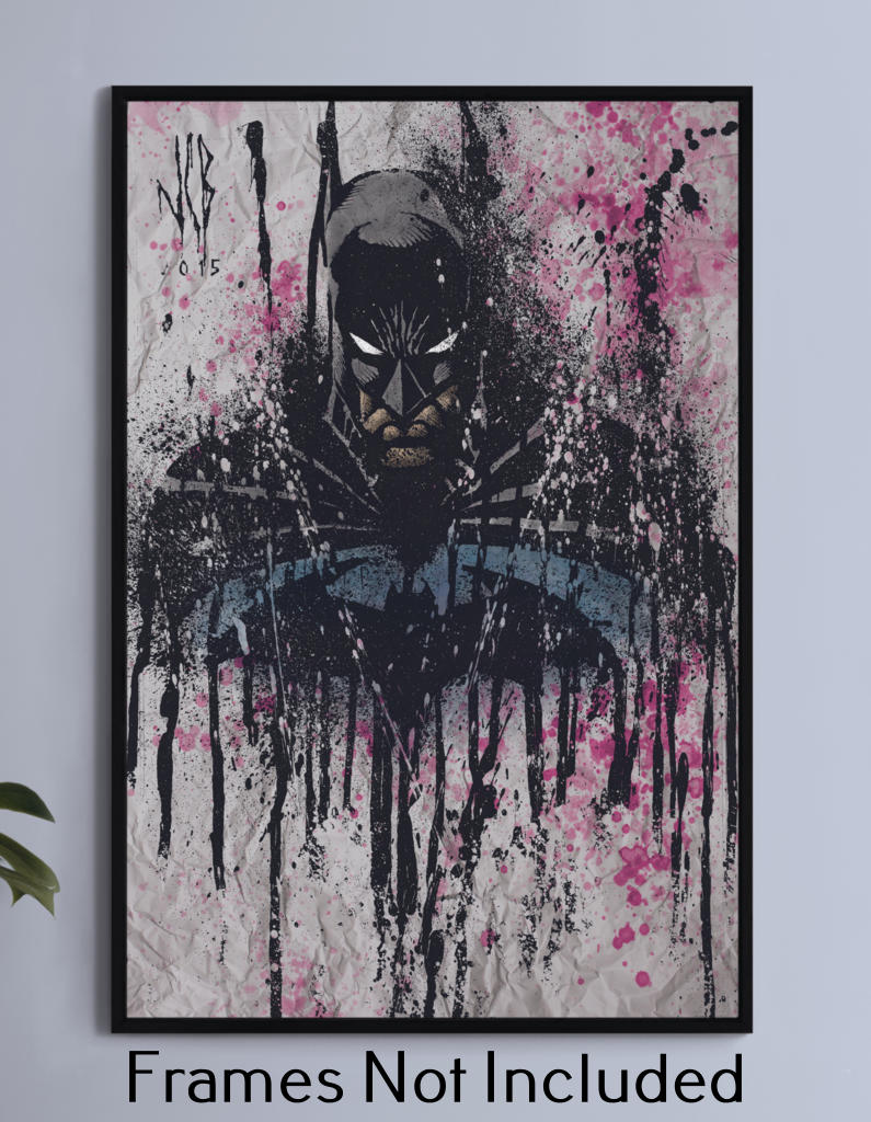 Batman Dark Splash Wall Art