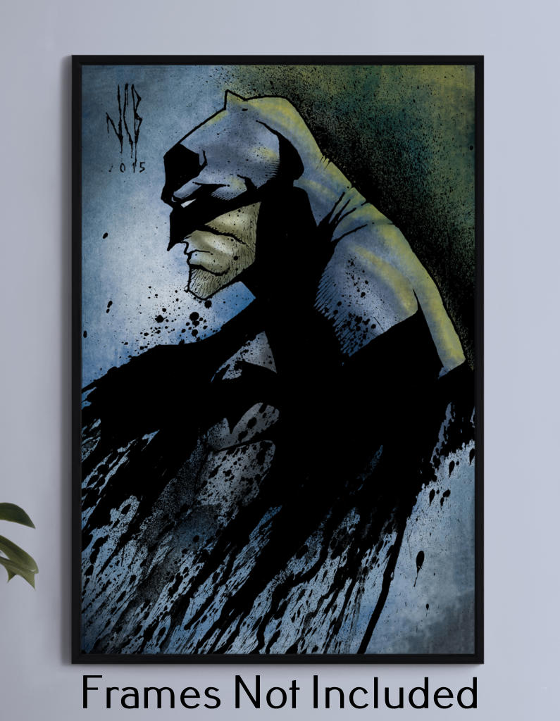 Batman Prowl Wash Wall Art