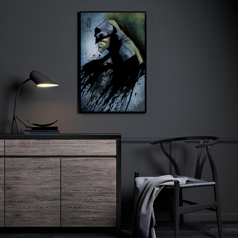 Batman Prowl Wash Wall Art