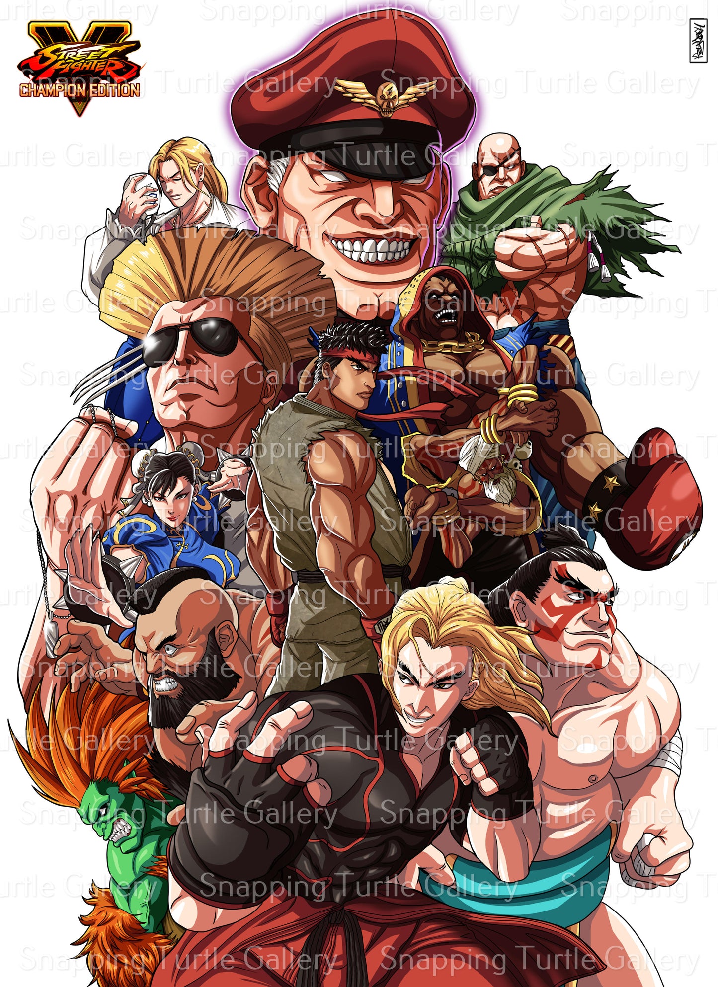 Street Fighter V Pt.1 Wall Art