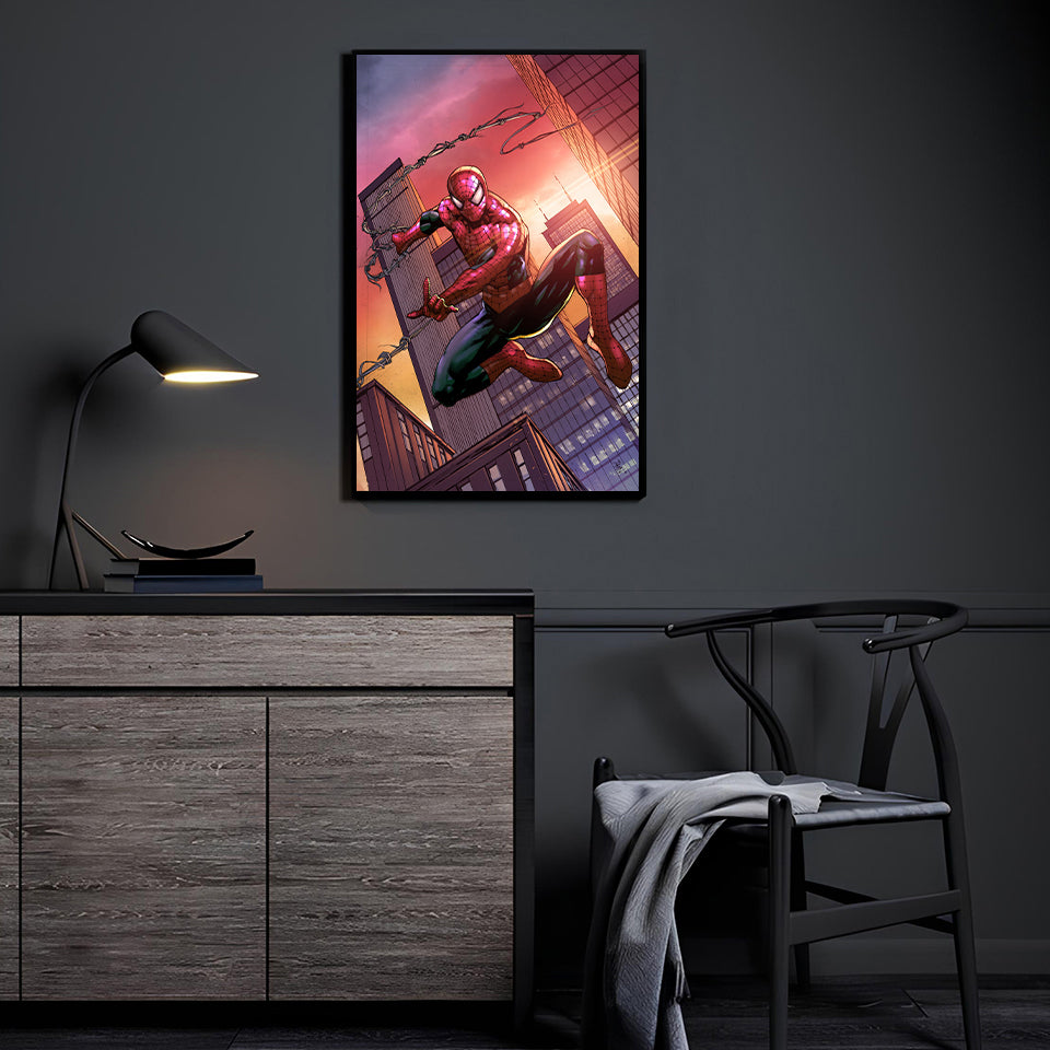 Sunrise Spider-Man Wall Art