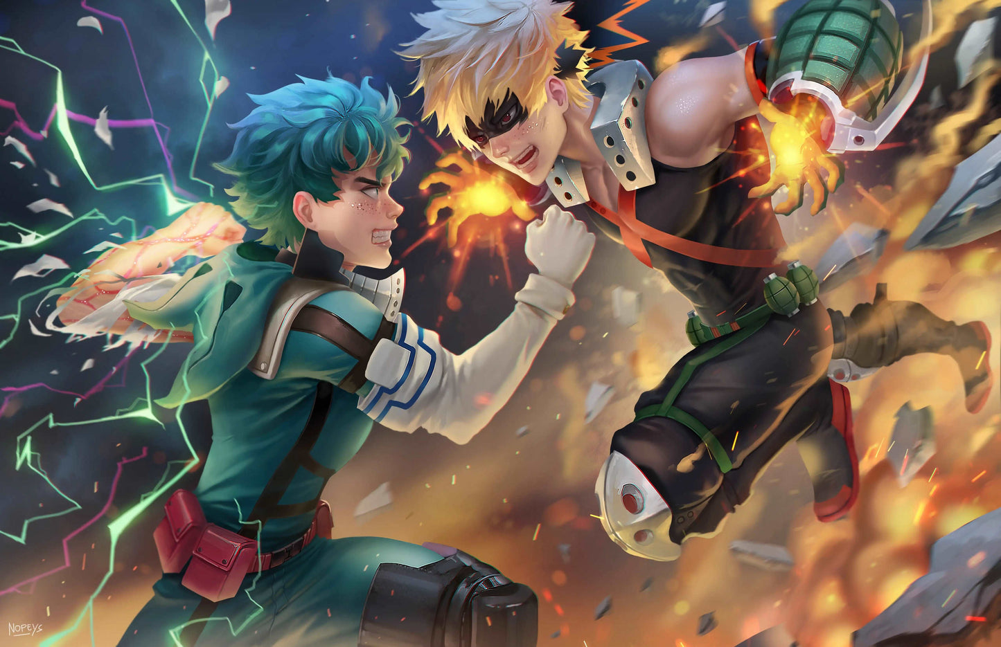 Bakugo Vs Deku - My hero Academia - Snapping Turtle Gallery