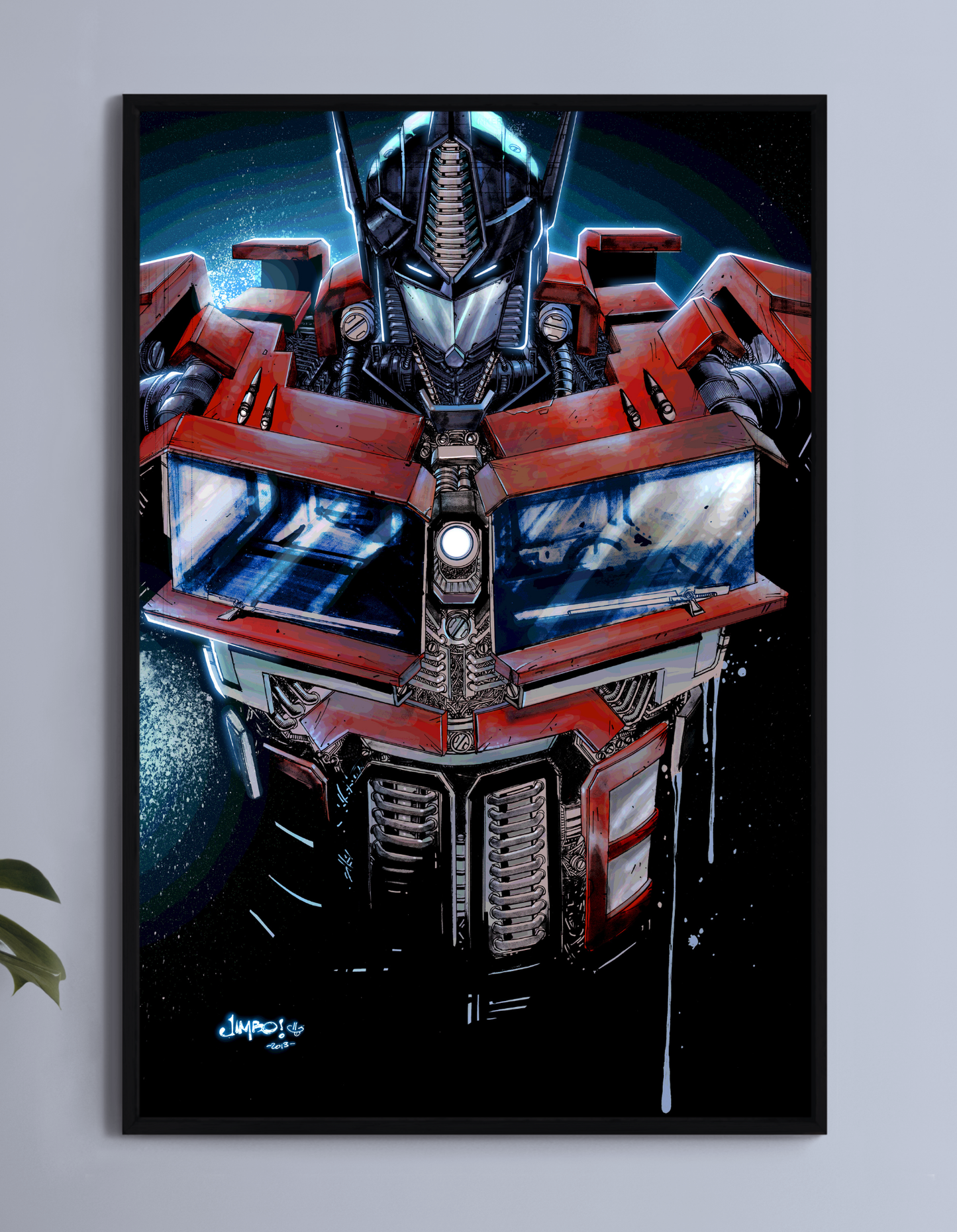 Optimus Prime Wall Art