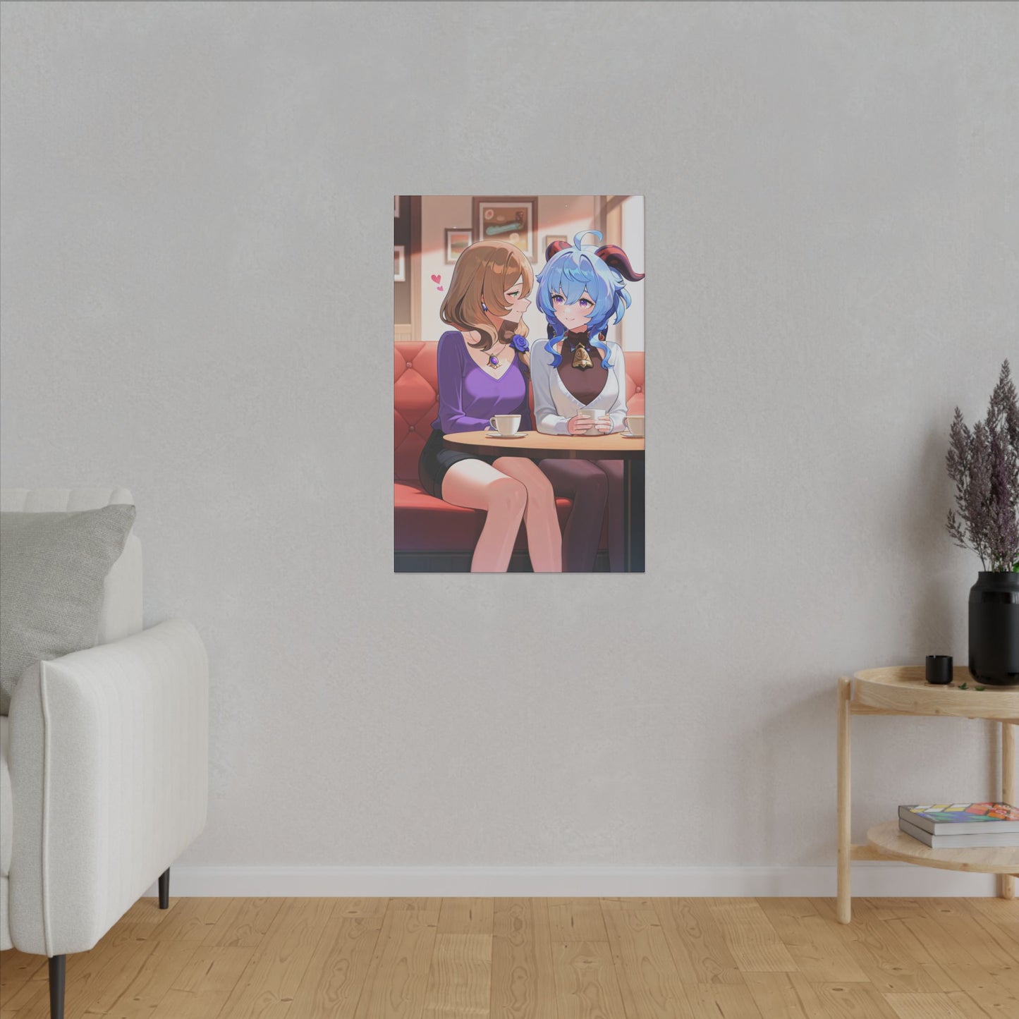 Lisa and Ganyu Wall Art