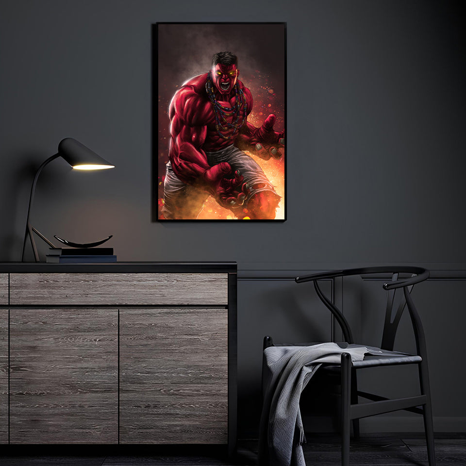 Red Ragnarok Wall Art