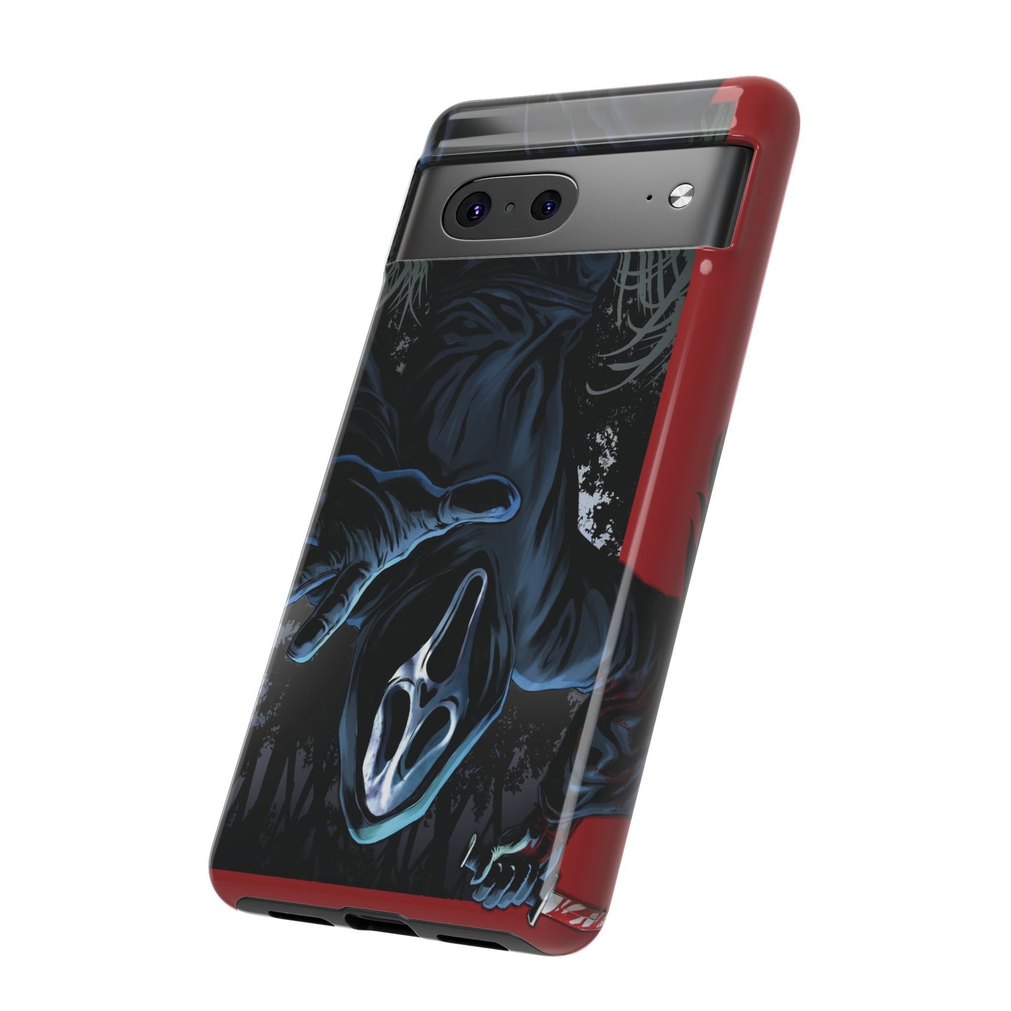 Scream Phone Case, Halloween, Tough Phone Cover Iphone 15 Pro Max, 14 Plus, 13, 12, 11 & Samsung S24, S23, Pixel 8 Pro, Horror Case