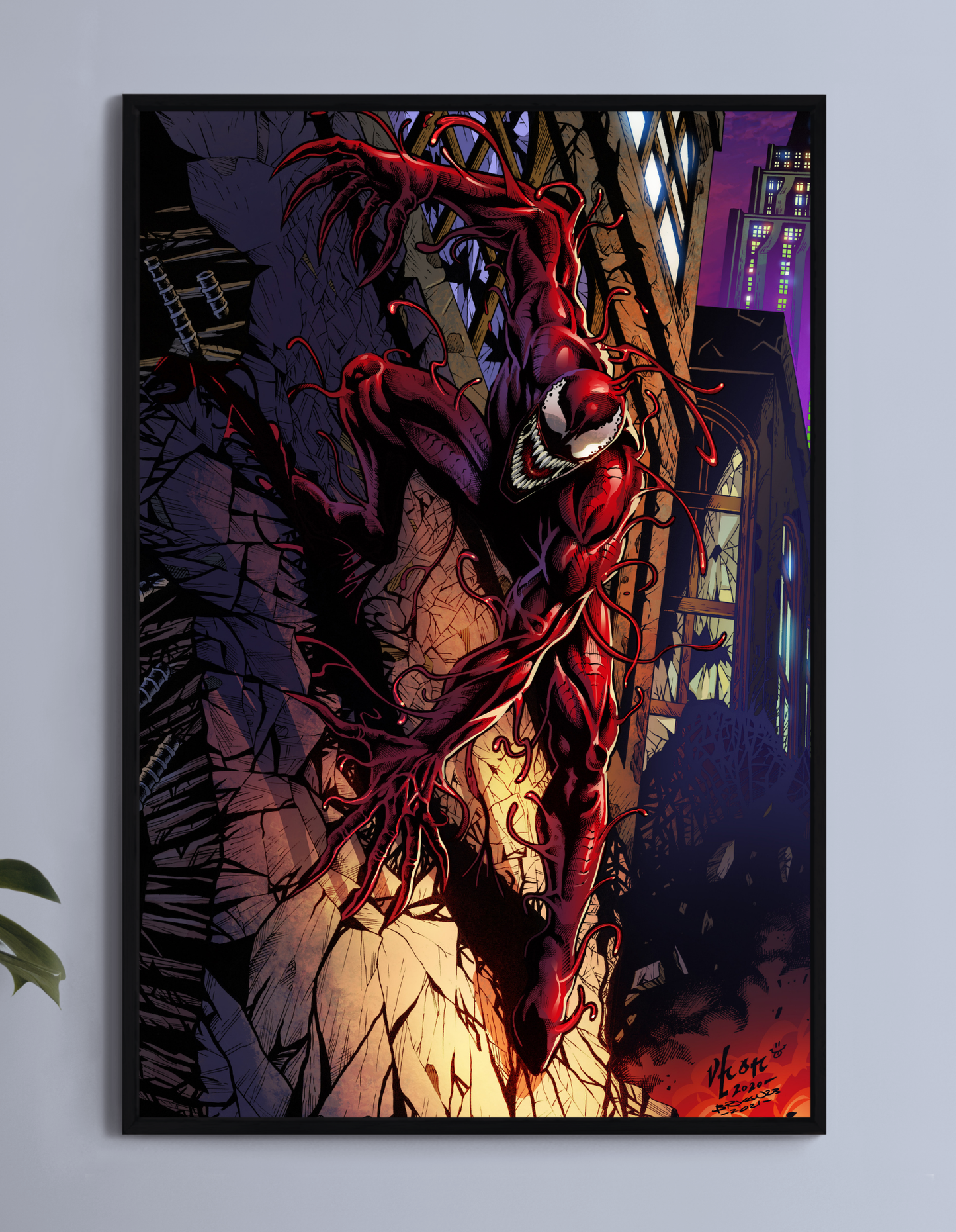 Wall Crawling Carnage Wall Art