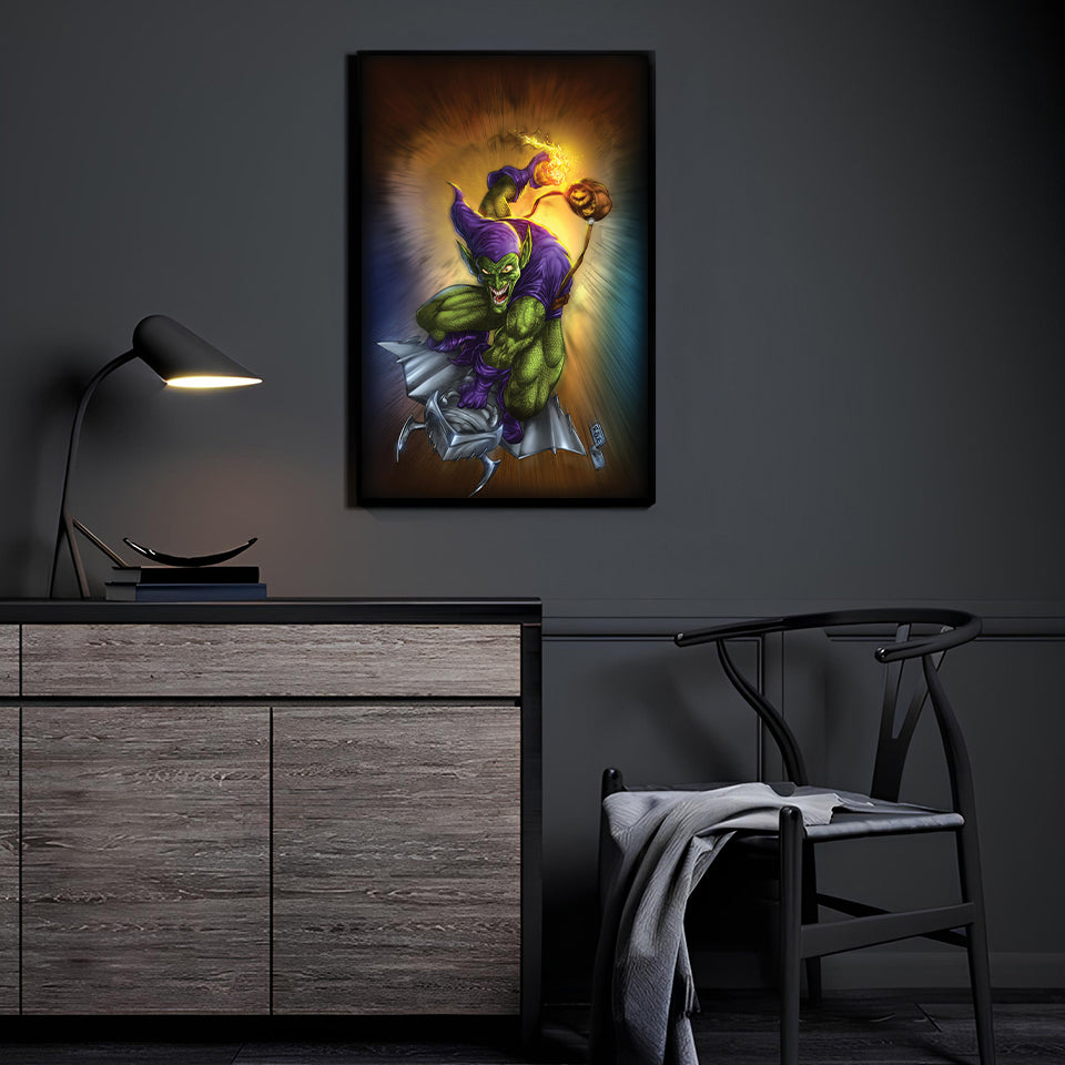 Goblin Glider and Green Goblin Wall Art