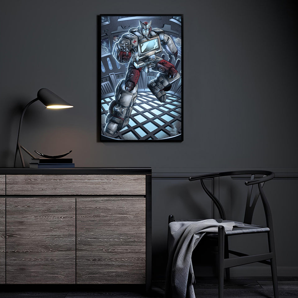 Battlefield Medic Bot Wall Art