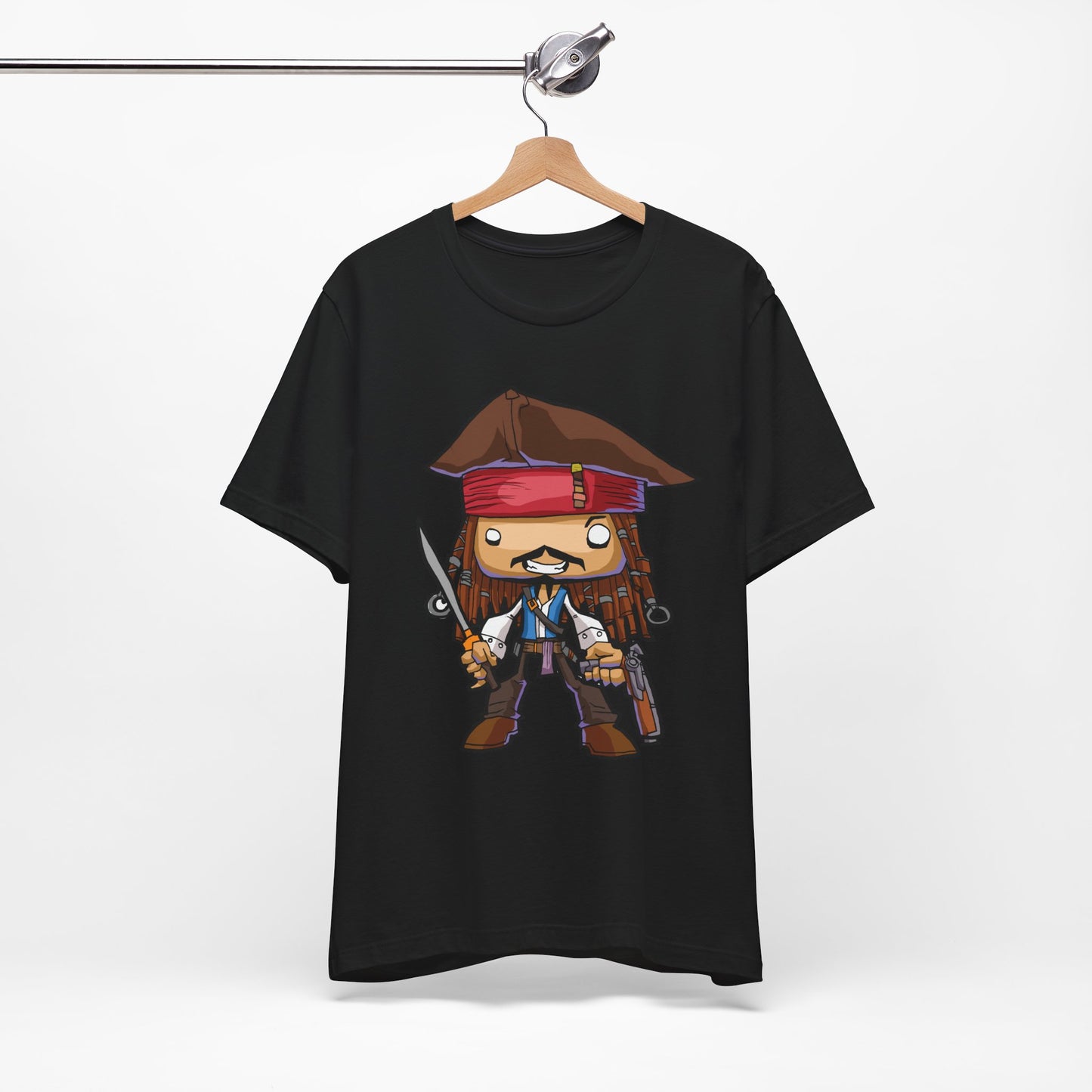 Pirates Of The Caribbean Captain Jack Sparrow Chibi T-Shirt