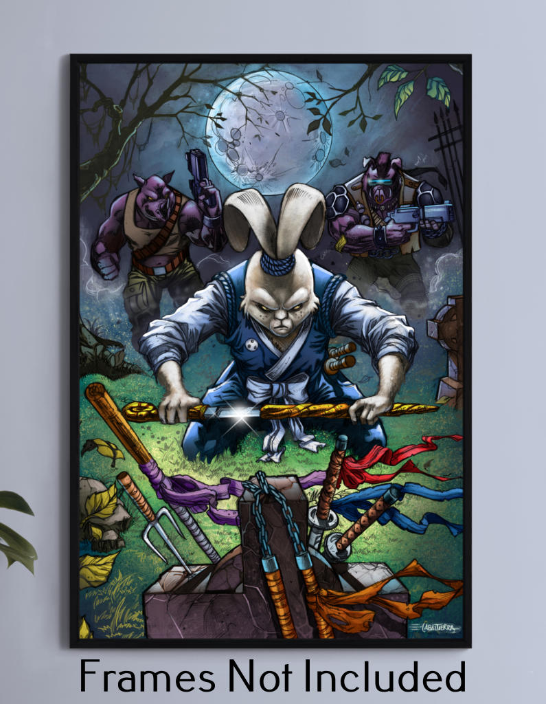 Usagi Yojimbo death of friends Wall Art