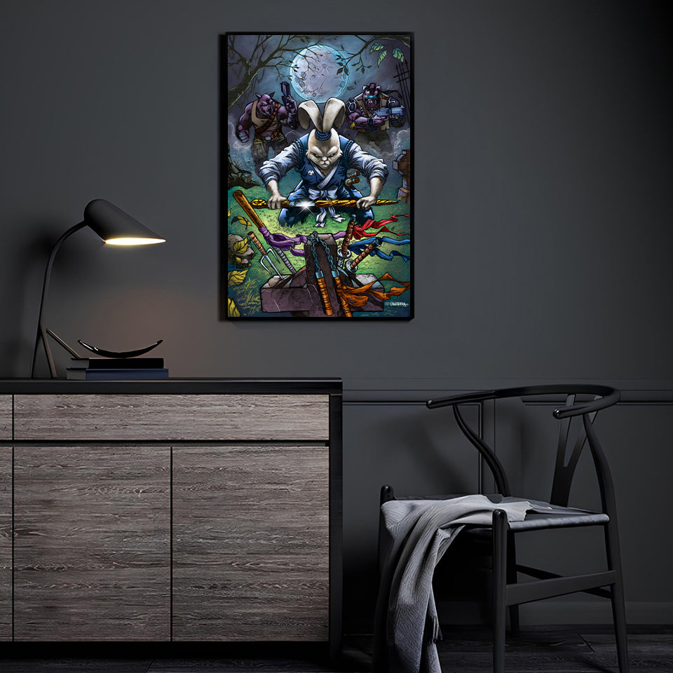 Samurai Rabbit Wall Art