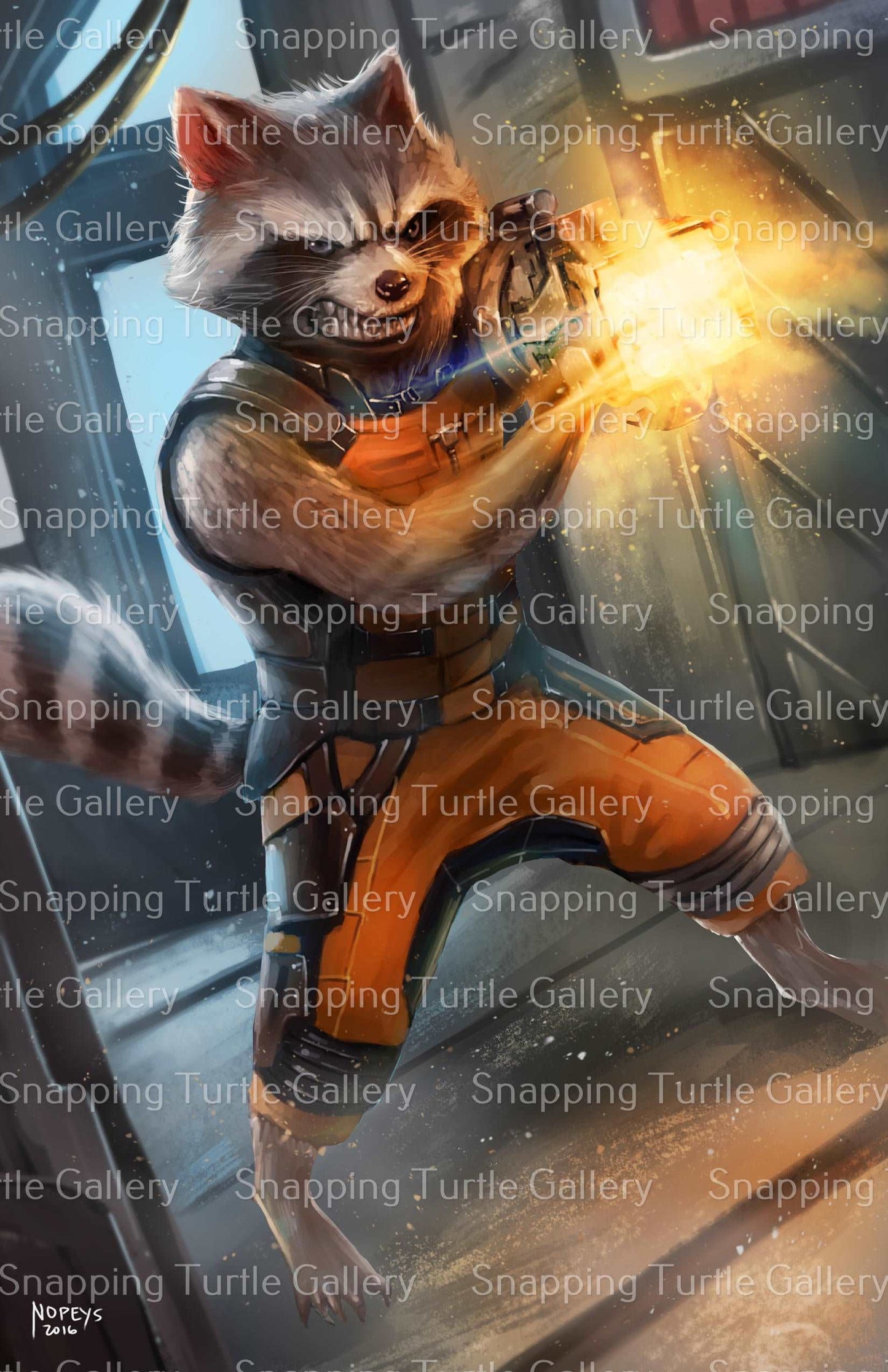 Battle action Rocket - Guardians of the galaxy - Snapping Turtle Gallery