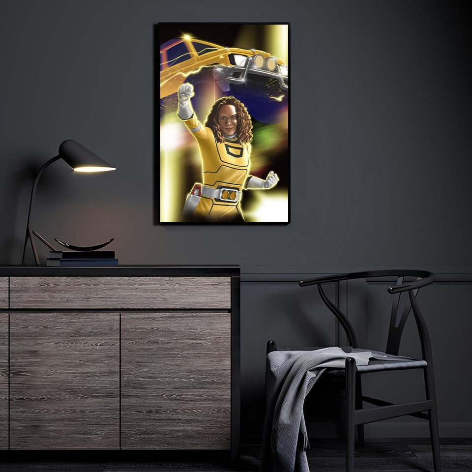 Yellow Ranger Wall Art