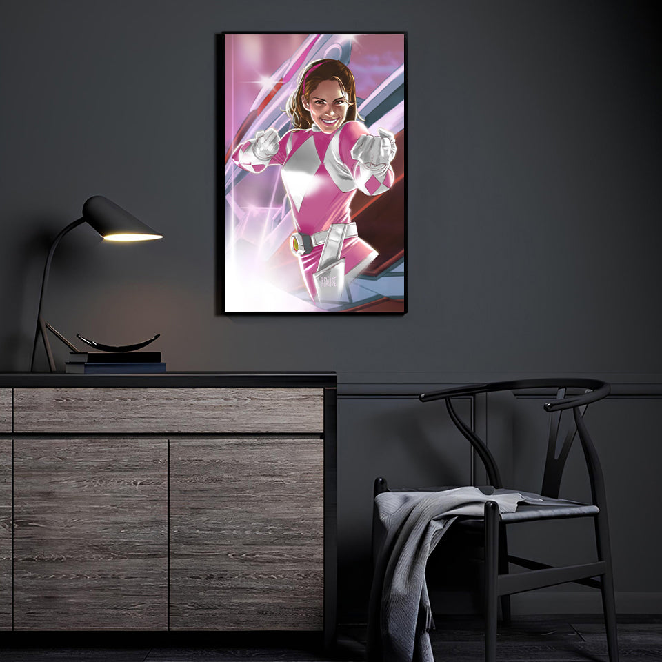 Amy Jo Johnson Classic Power Rangers Wall Art
