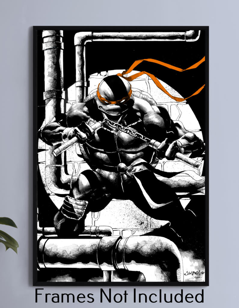 Michelangelo B&W Wall Art