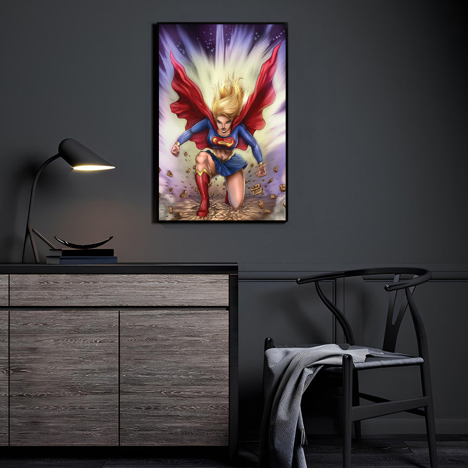 Superhero Landing Wall Art