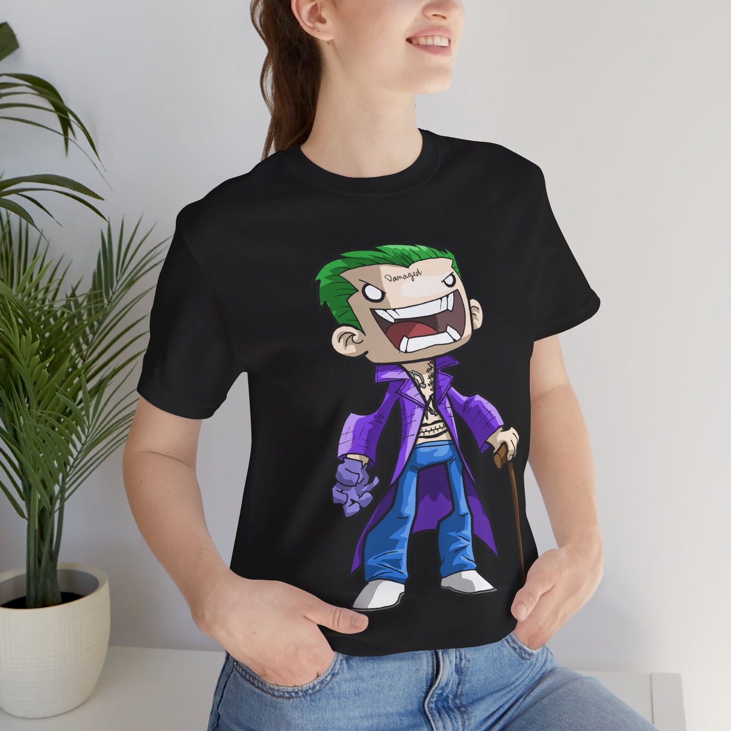 The Joker T-Shirt Cartoon Chibi Style