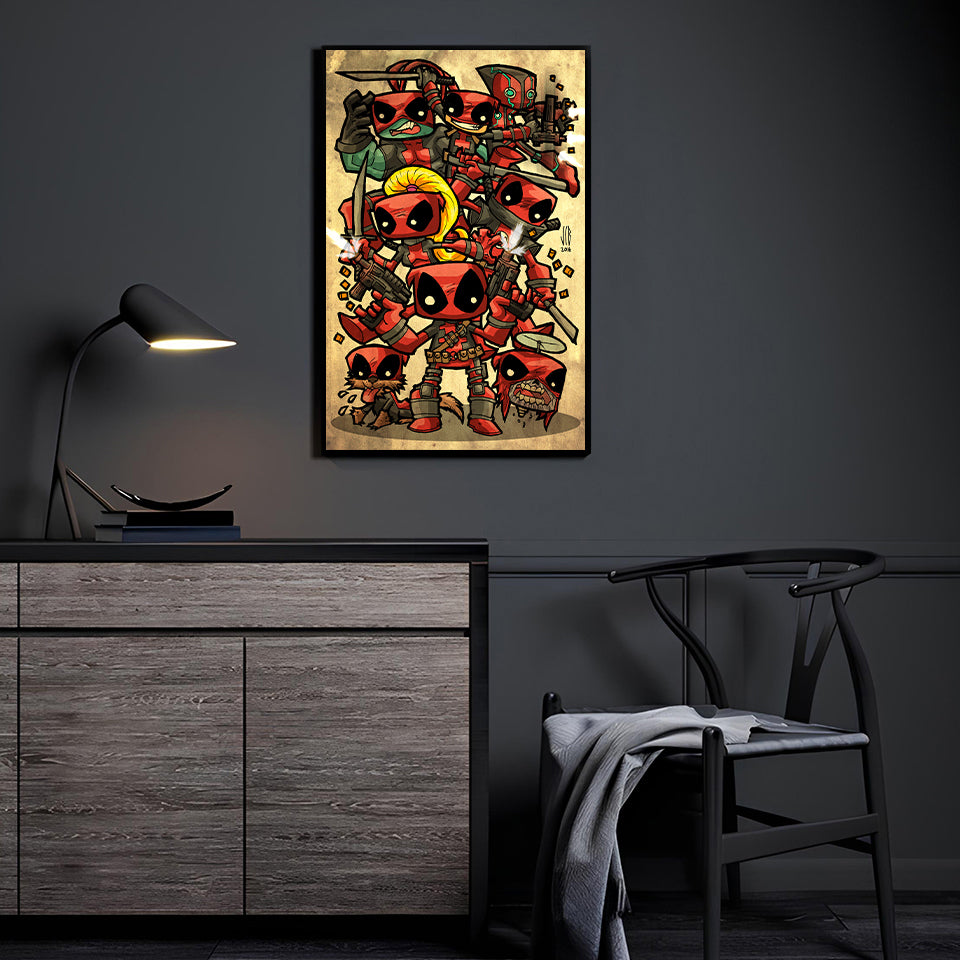 Chibi Mercs Wall Art