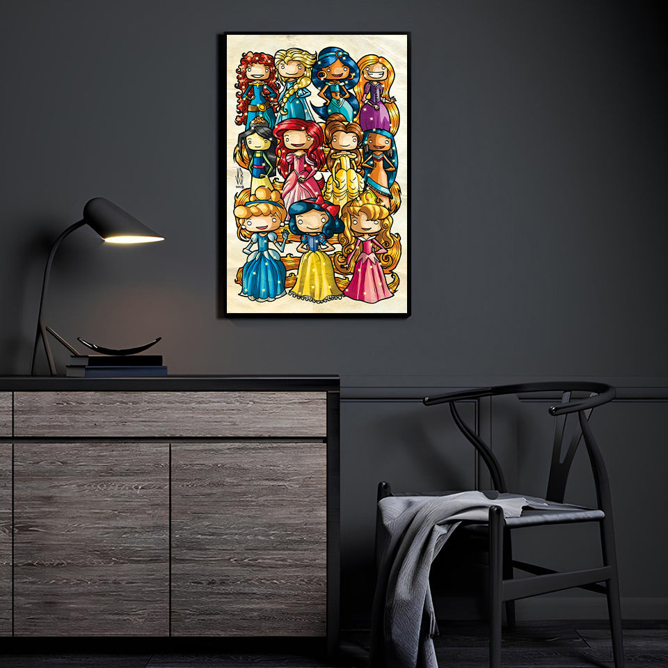 Chibi Royalty Wall Art