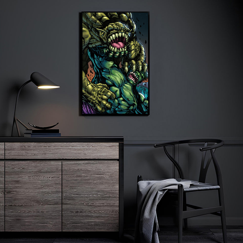 Gamma Rage Showdown Wall Art