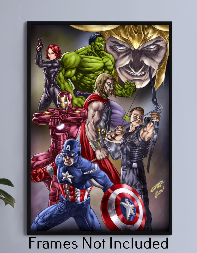 Avengers Movie Wall Art